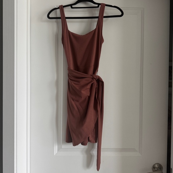 Aritzia Wilfred Saturn Mini Wrap Dress small - Picture 3 of 9